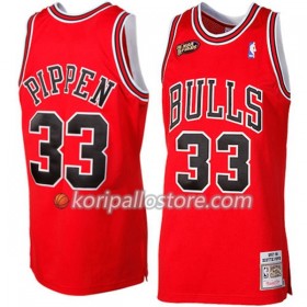 Chicago Bulls Scottie Pippen 33 Hardwood Classics Punainen Miesten Pelipaidat Swingman 